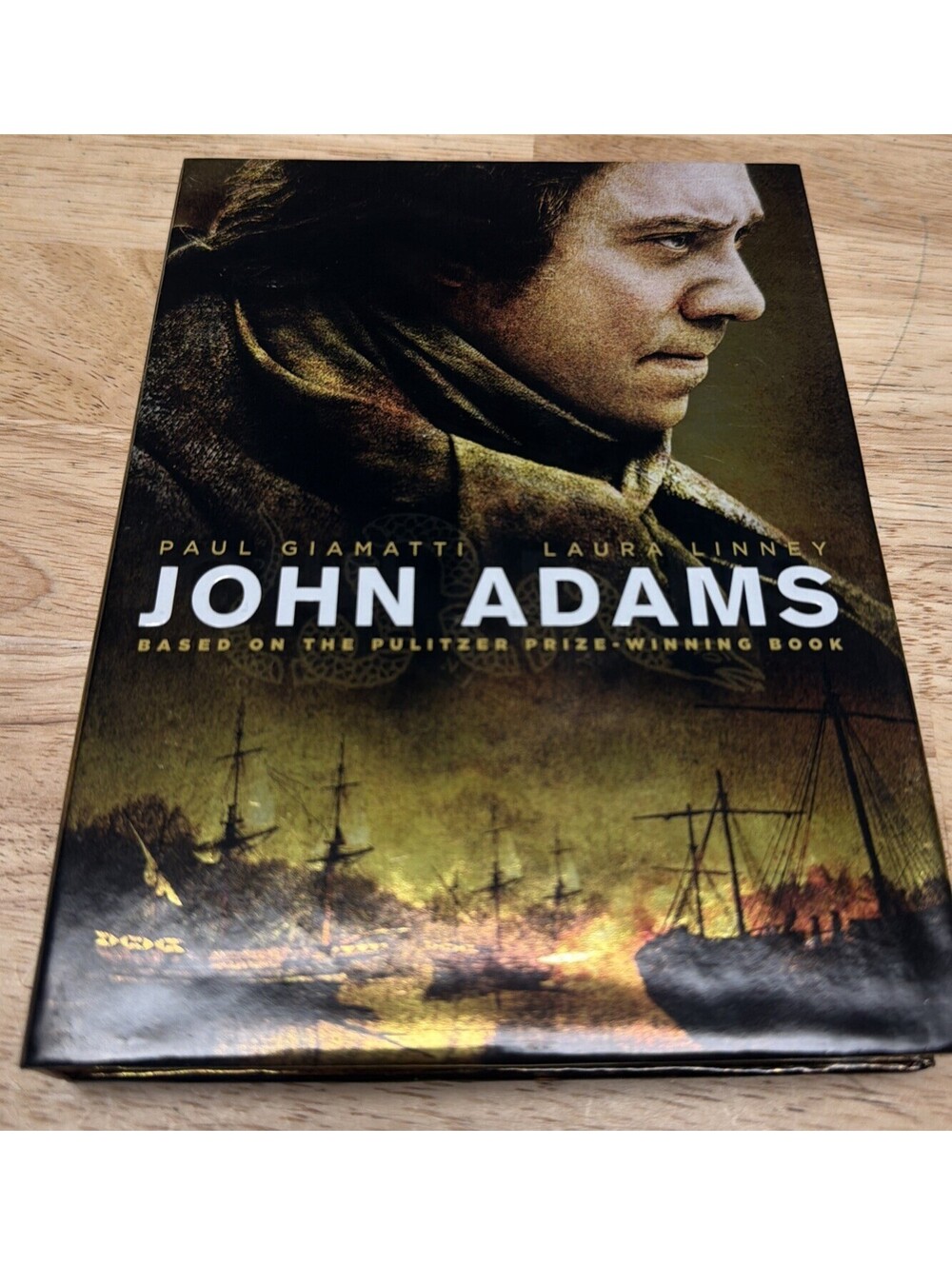 John Adams (DVD, 2008, 3-Disc Set) Paul Giamatti Laura Linney